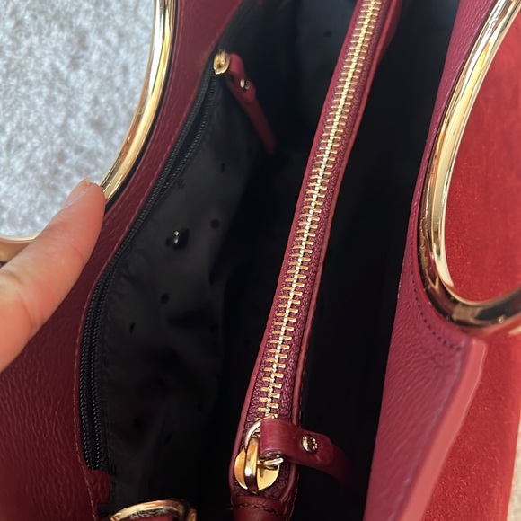 Kate Spade White Rock Fringe Satchel—Suede Sam Sienna - Picture 2 of 6